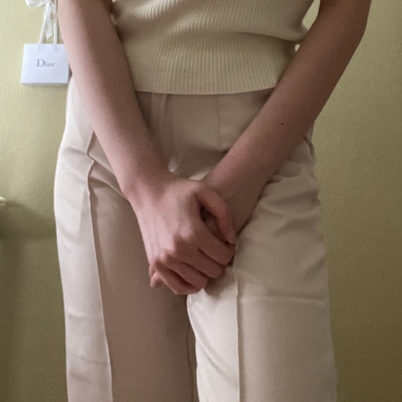 NWT Velero Beige Wide Leg Dress Pants - Picture 2 of 7